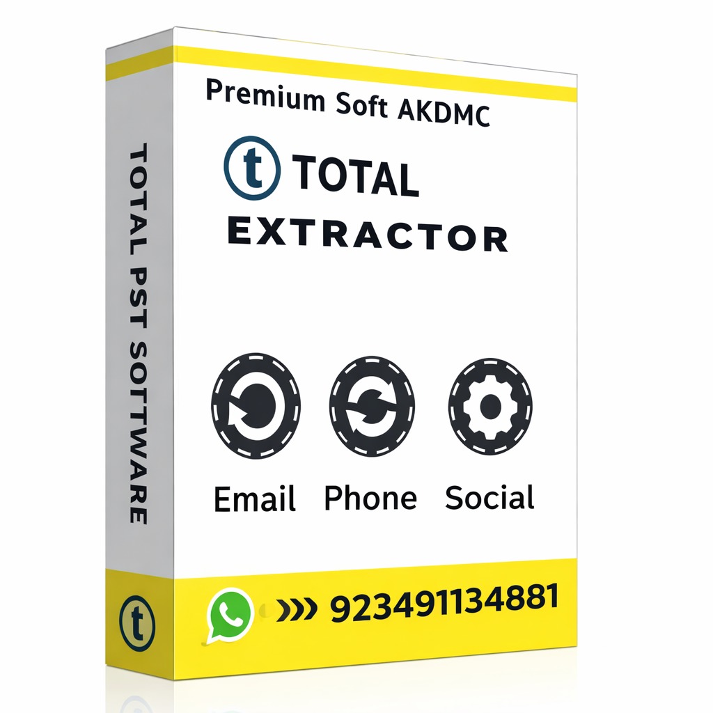 Total Extractor Software Social Phone Extractor Software – Smart Contact Data Collection Tool - Image 1